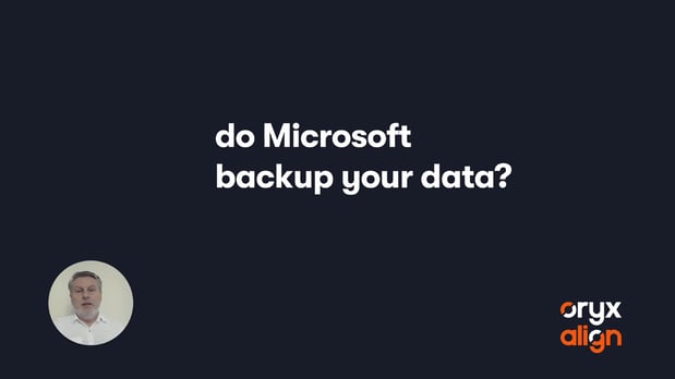 Do Microsoft backup your data?