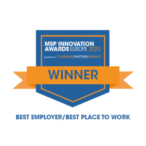 MSP Innovation Awards 2020 Best Place to Work Winner